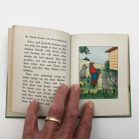 Peter Rabbit and Jack The Jumper Linda Stevens Almond 1935 HB Wee Books - Picture 9 of 10